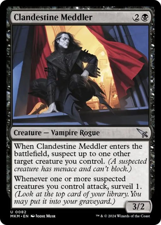 Clandestine Meddler (Red) [Murders at Karlov Manor] - MTG Single