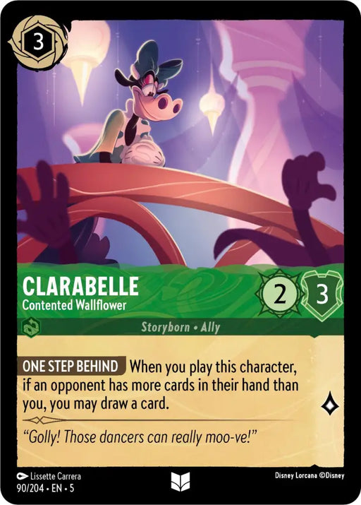 Clarabelle - Contented Wallflower (90/204) [Shimmering Skies] - Lorcana Single