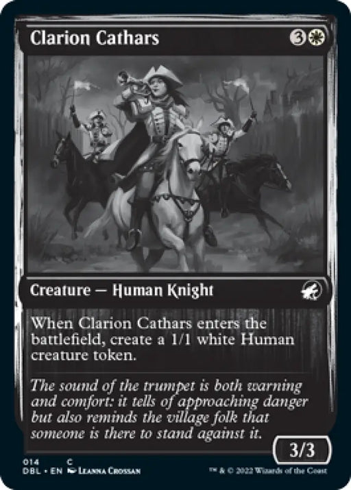 Clarion Cathars [Innistrad: Double Feature] - MTG Single