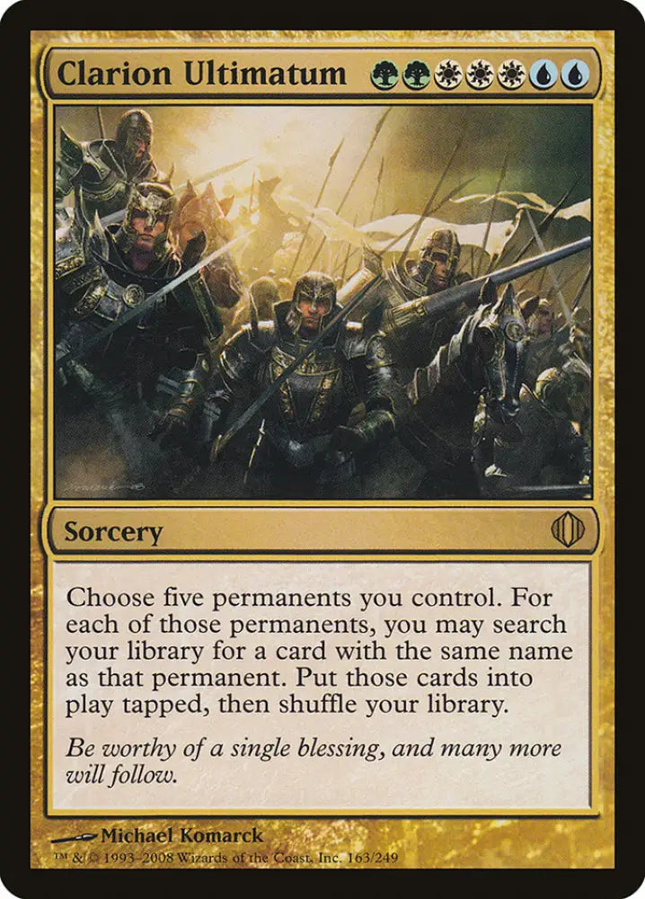 Clarion Ultimatum [Shards of Alara] - MTG Single