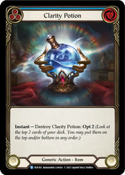 Clarity Potion [Everfest] 1st Edition Cold Foil - Flesh And Blood Single