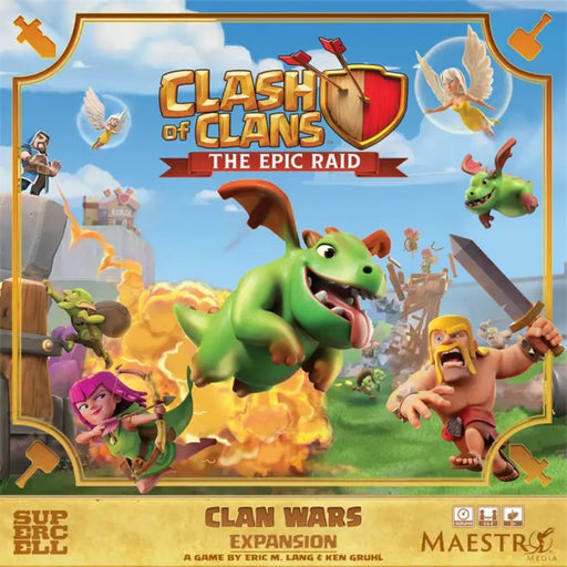 Clash of Clans: The Epic Raid Clan Wars Expansion (EN) - Board Games