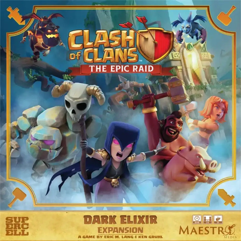 Clash of Clans: The Epic Raid Dark Elixir Expansion (EN) - Board Games