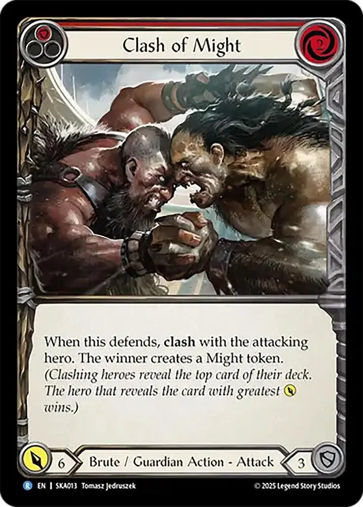 Clash of Might (Red) (SKA013) [Silver Age Chapter 1]