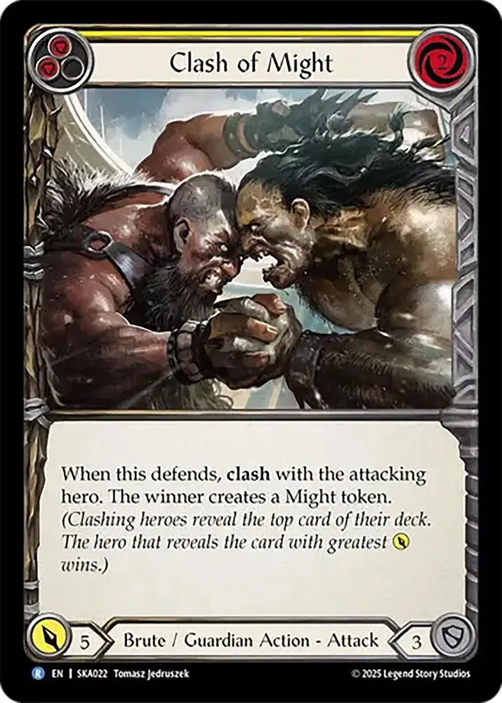Clash of Might (Yellow) (SKA022) [Silver Age Chapter 1]