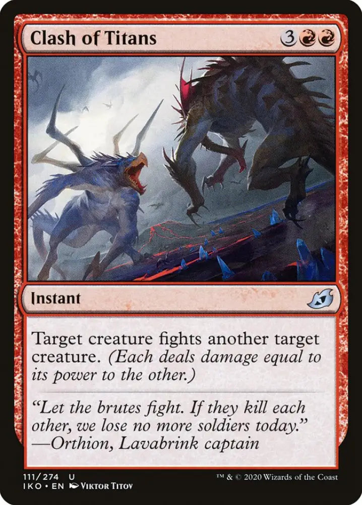 Clash of Titans [Ikoria: Lair of Behemoths] - MTG Single