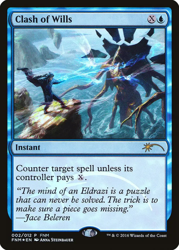 Clash of Wills [Friday Night Magic 2016] - MTG Single