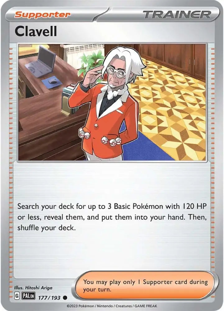 Clavell (177/193) [Scarlet & Violet: Paldea Evolved] - Pokemon Single