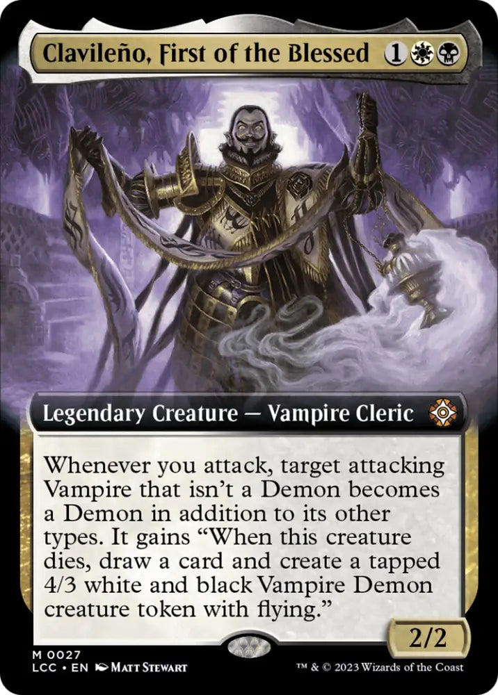Clavileno First of the Blessed (Extended Art) [The Lost Caverns of Ixalan Commander] - MTG Single