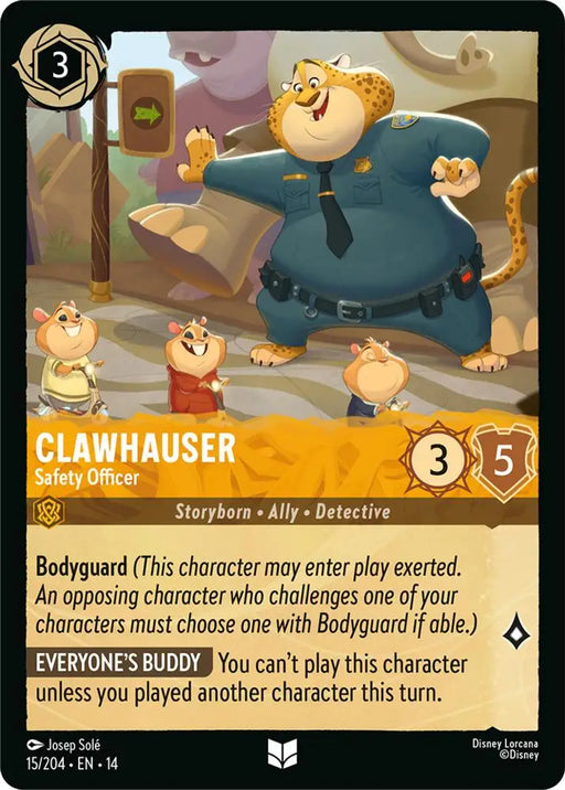 Clawhauser - Safety Officer (15/204) [Hyperia City]