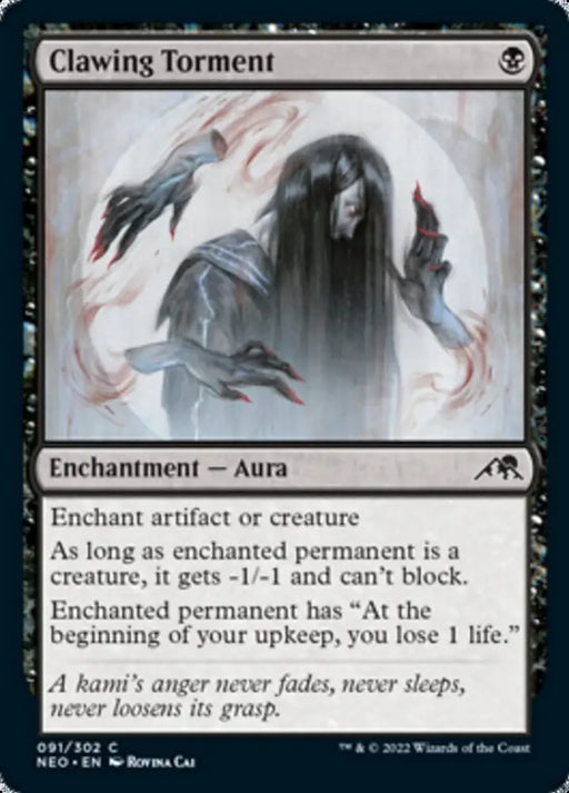 Clawing Torment [Kamigawa: Neon Dynasty] - MTG Single