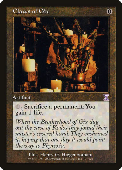 Claws of Gix [Time Spiral Timeshifted] - MTG Single