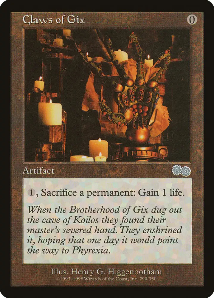 Claws of Gix [Urza’s Saga] - MTG Single