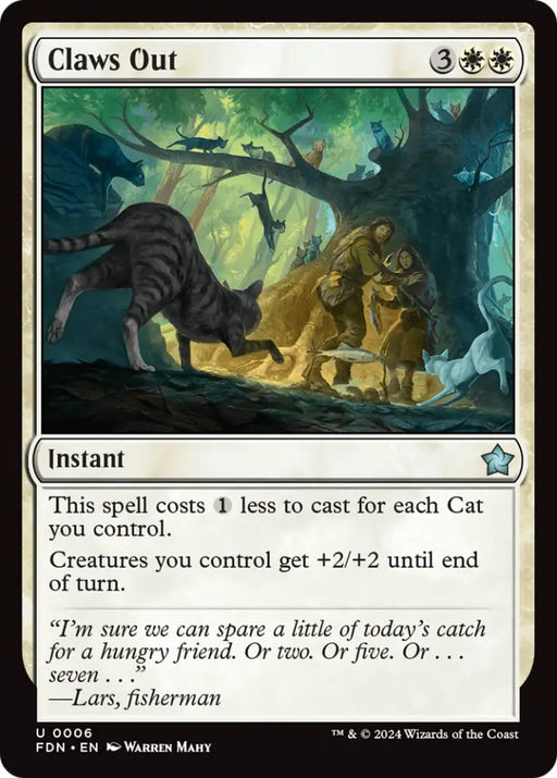 Claws Out [Foundations] - MTG Single