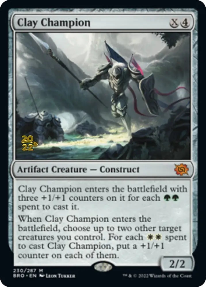 Clay Champion [The Brothers’ War Prerelease Promos] - MTG Single