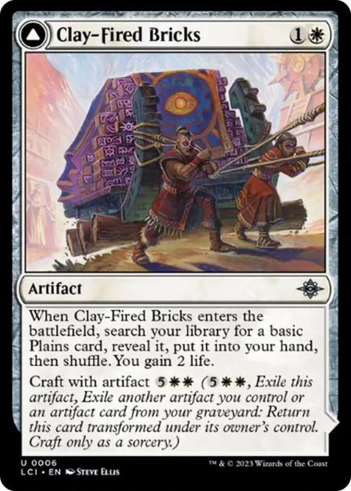 Clay-Fired Bricks // Cosmium Kiln [The Lost Caverns of Ixalan] - MTG Single