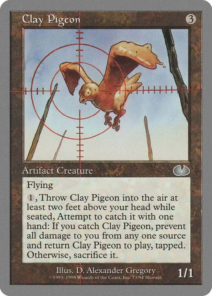 Clay Pigeon [Unglued] - MTG Single