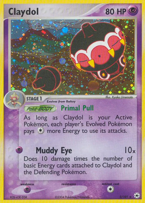 Claydol (2/101) [EX: Hidden Legends] - Pokemon Single