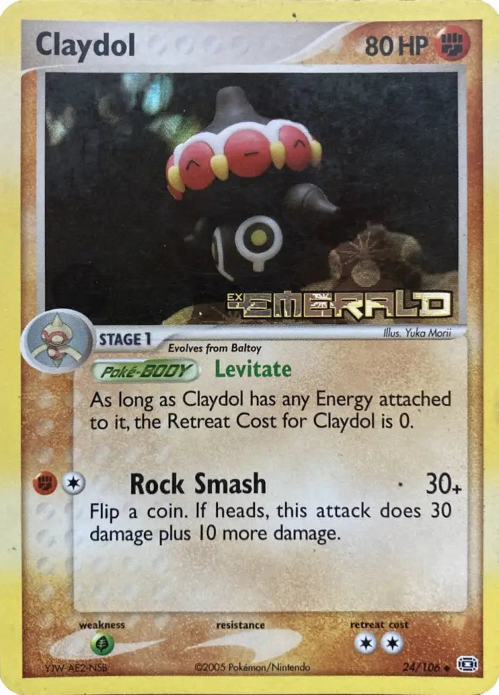 Claydol (24/106) (Stamped) [EX: Emerald] - Pokemon Single