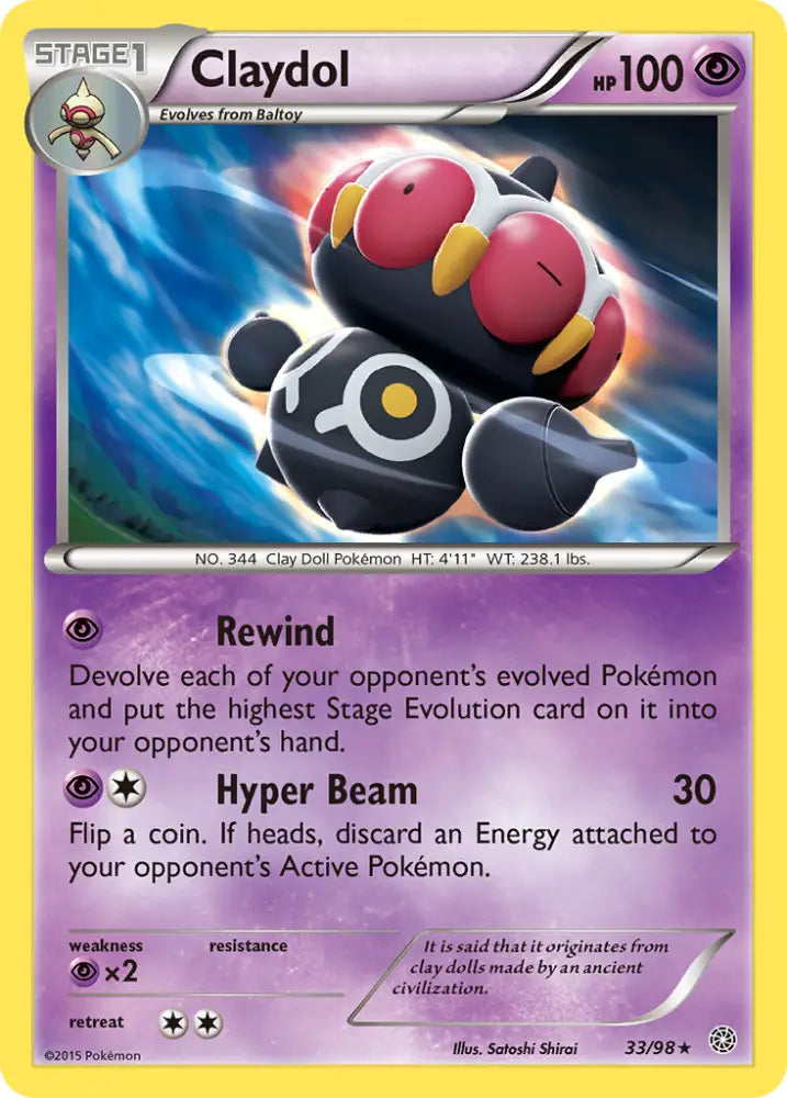 Claydol (33/98) [XY: Ancient Origins] - Pokemon Single
