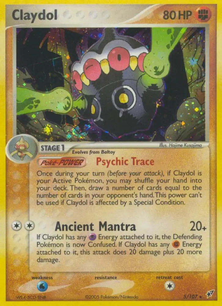 Claydol (5/107) [EX: Deoxys] - Pokemon Single