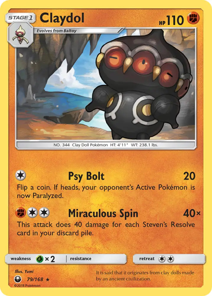 Claydol (79/168) [Sun & Moon: Celestial Storm] - Pokemon Single