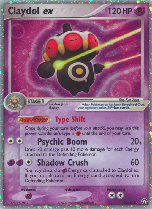 Claydol ex (93/108) [EX: Power Keepers] - Pokemon Single