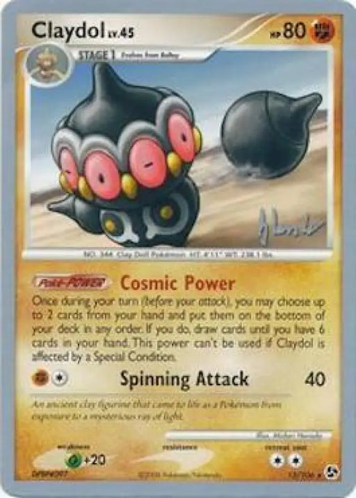 Claydol LV.45 (15/106) (Empotech - Dylan Lefavour) [World Championships 2008] - Pokemon Single