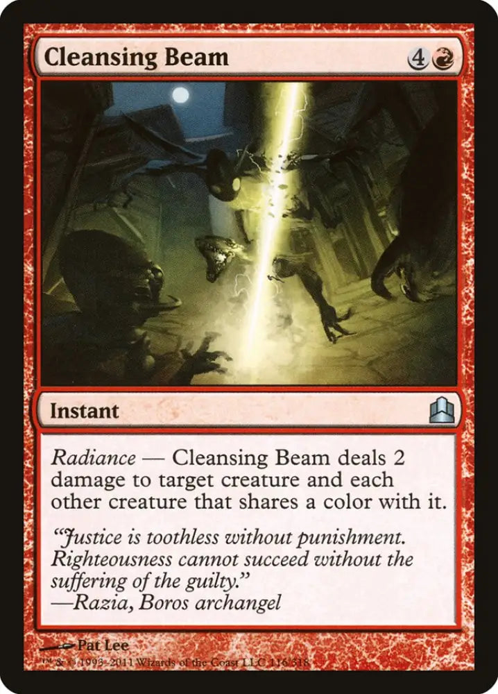 Cleansing Beam [Commander 2011] - MTG Single