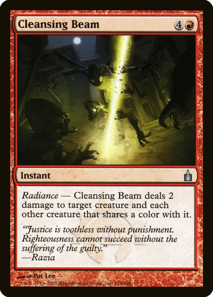 Cleansing Beam [Ravnica: City of Guilds] - MTG Single