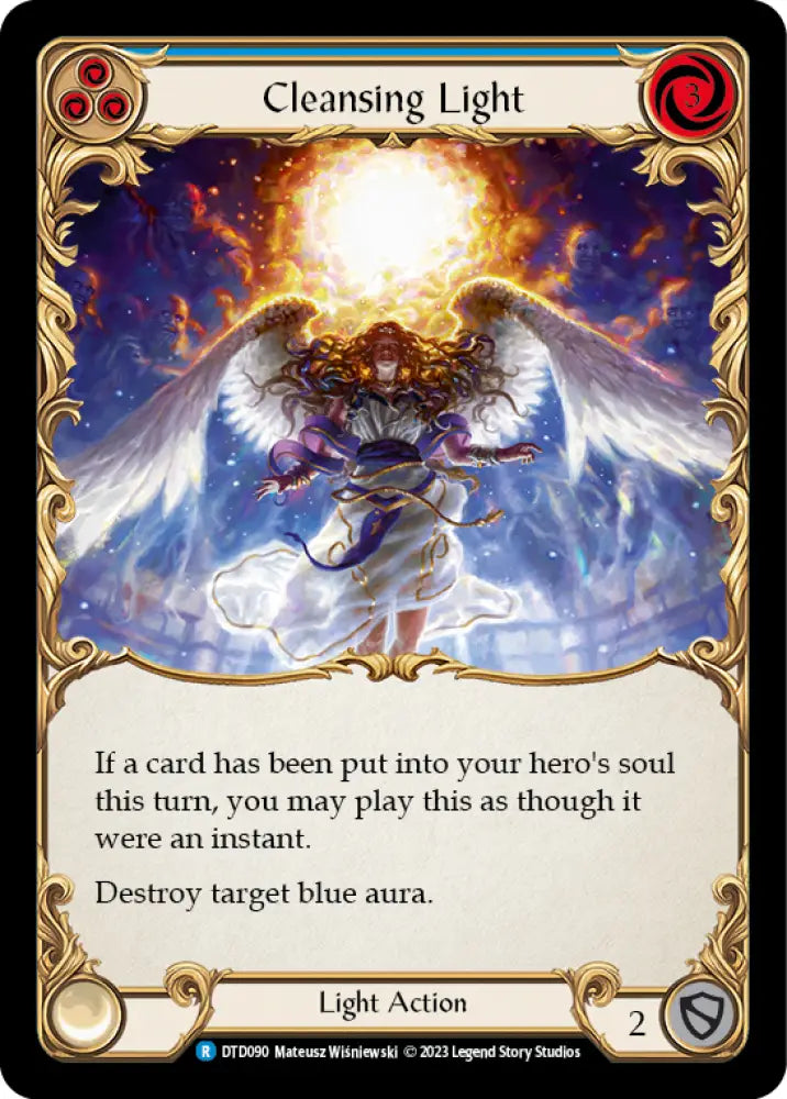 Cleansing Light (Blue) [Dusk Till Dawn] Rainbow Foil - Flesh And Blood Single