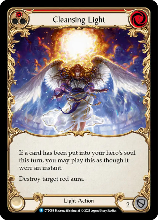 Cleansing Light (Red) [Dusk Till Dawn] Rainbow Foil - Flesh And Blood Single