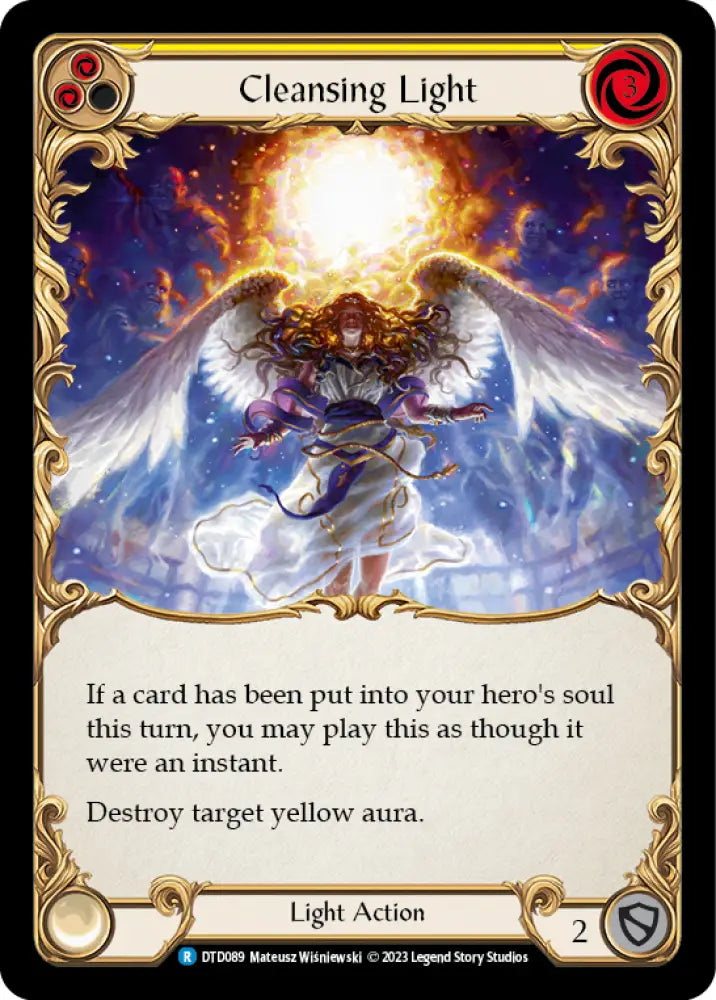 Cleansing Light (Yellow) [Dusk Till Dawn] Rainbow Foil - Flesh And Blood Single