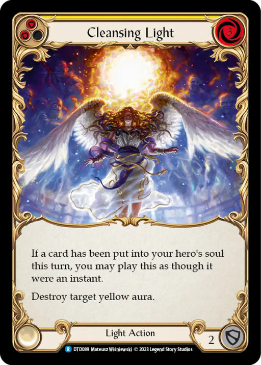 Cleansing Light (Yellow) [Dusk Till Dawn] Rainbow Foil - Flesh And Blood Single