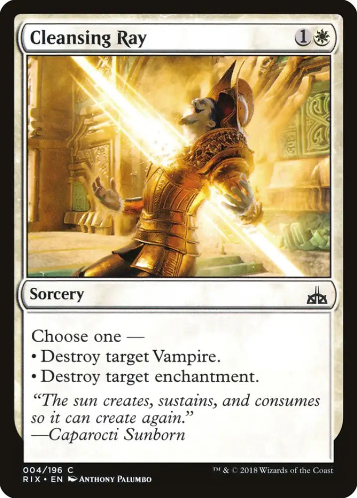 Cleansing Ray [Rivals of Ixalan] - MTG Single