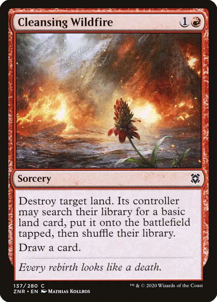 Cleansing Wildfire [Zendikar Rising] - MTG Single
