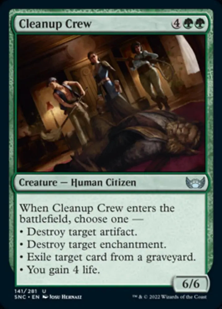 Cleanup Crew [Streets of New Capenna] - MTG Single