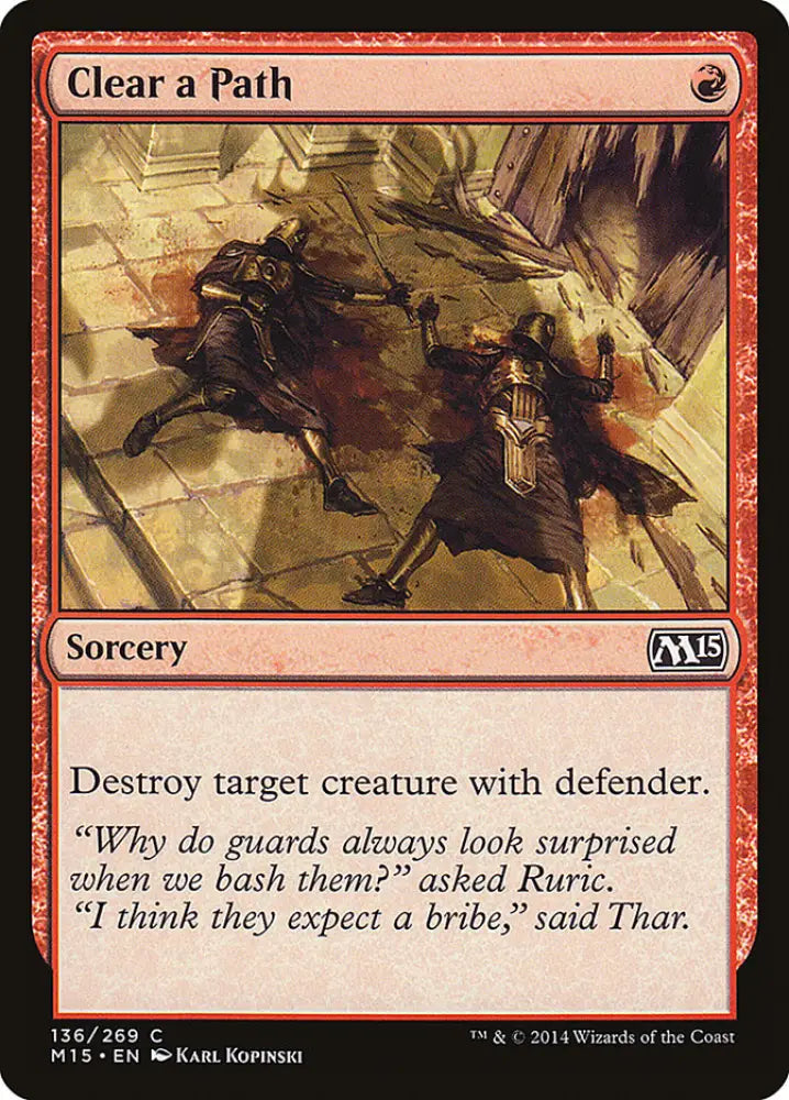 Clear a Path [Magic 2015] - MTG Single