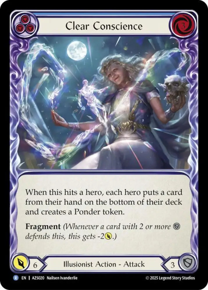 Clear Conscience (Blue) (AZS020) [Armory Deck: Zyggy]