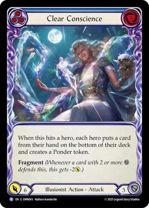 Clear Conscience (Blue) (OMN043) [Omens of the Third Age]