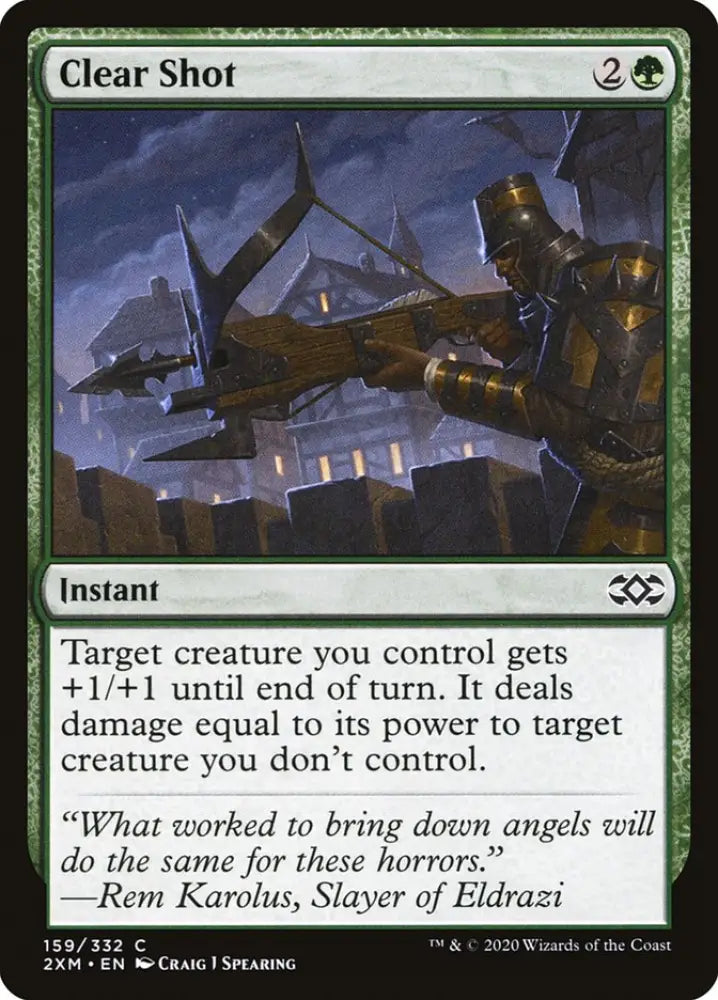 Clear Shot [Double Masters] - MTG Single