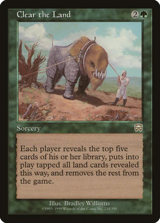 Clear the Land [Mercadian Masques] - MTG Single