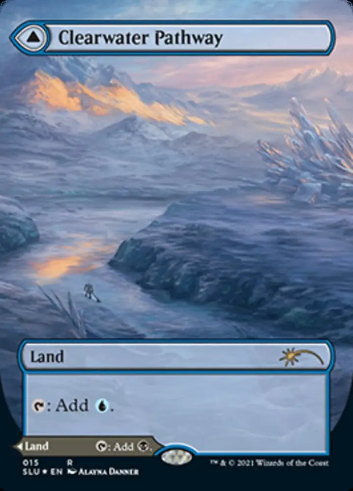 Clearwater Pathway // Murkwater Pathway (Borderless) [Secret Lair: Ultimate Edition 2] - MTG Single