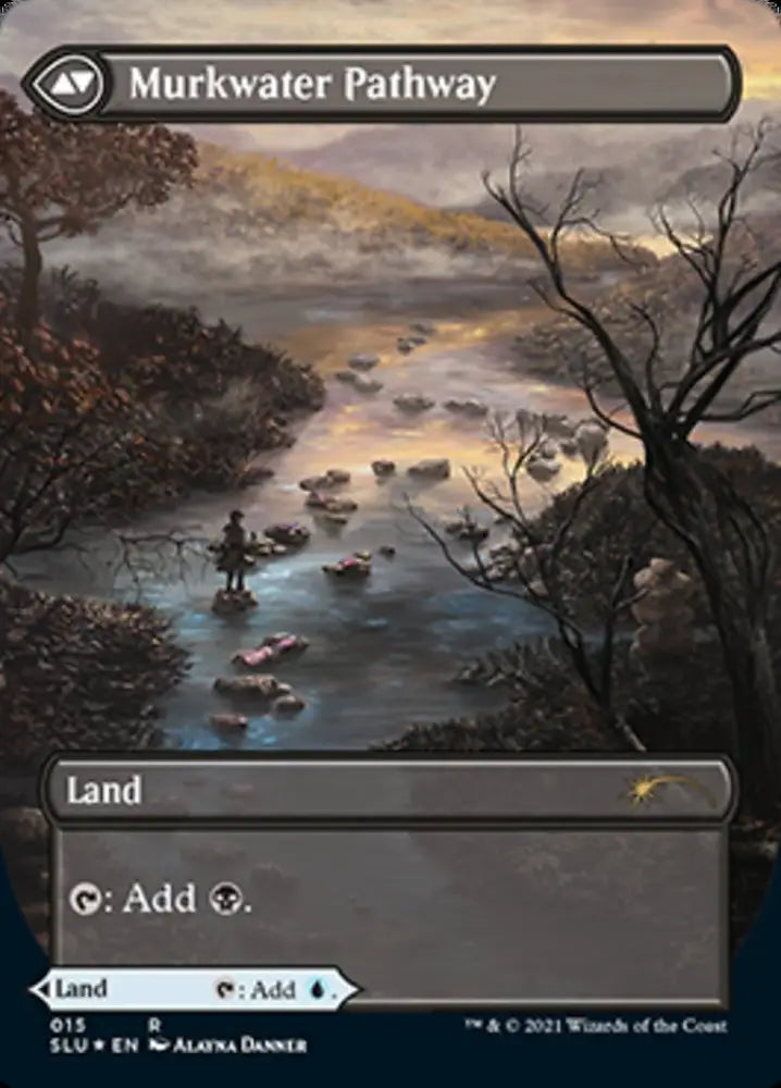 Clearwater Pathway // Murkwater Pathway (Borderless) [Secret Lair: Ultimate Edition 2] - MTG Single