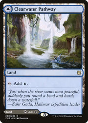 Clearwater Pathway // Murkwater Pathway [Zendikar Rising] - MTG Single