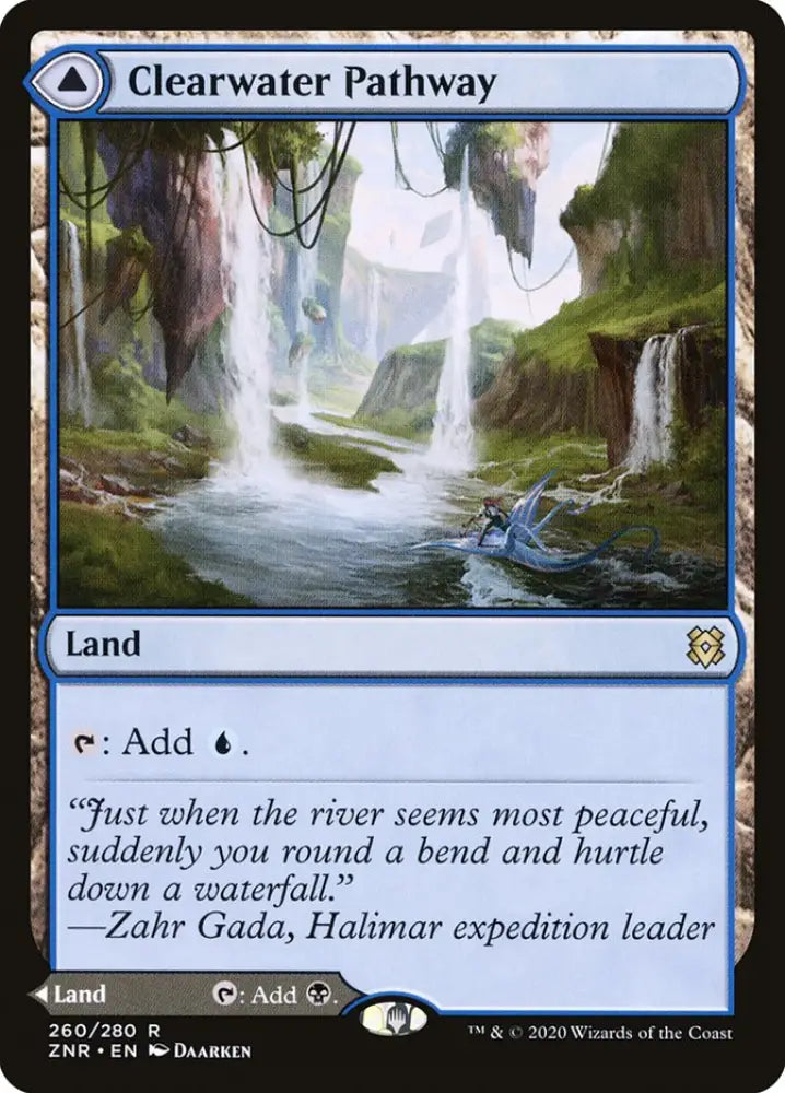 Clearwater Pathway // Murkwater Pathway [Zendikar Rising] - MTG Single