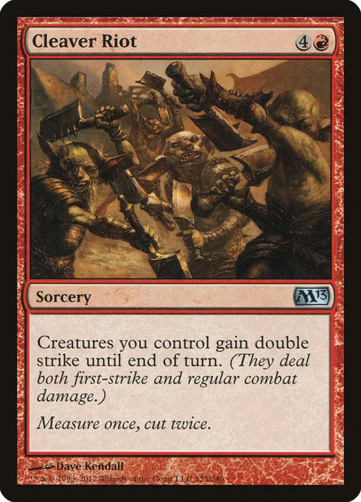 Cleaver Riot [Magic 2013] - MTG Single