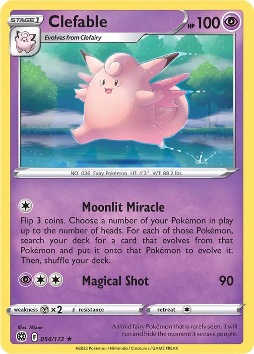 Clefable (054/172) [Sword & Shield: Brilliant Stars] - Pokemon Single