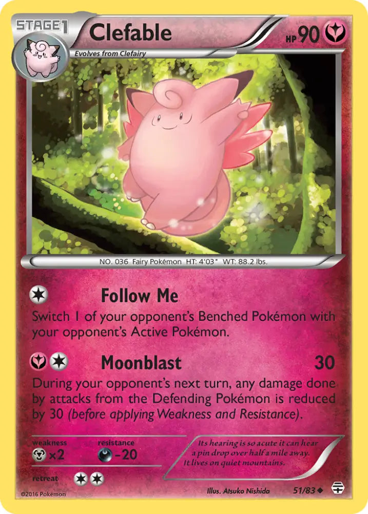 Clefable (51/83) [XY: Generations] - Pokemon Single