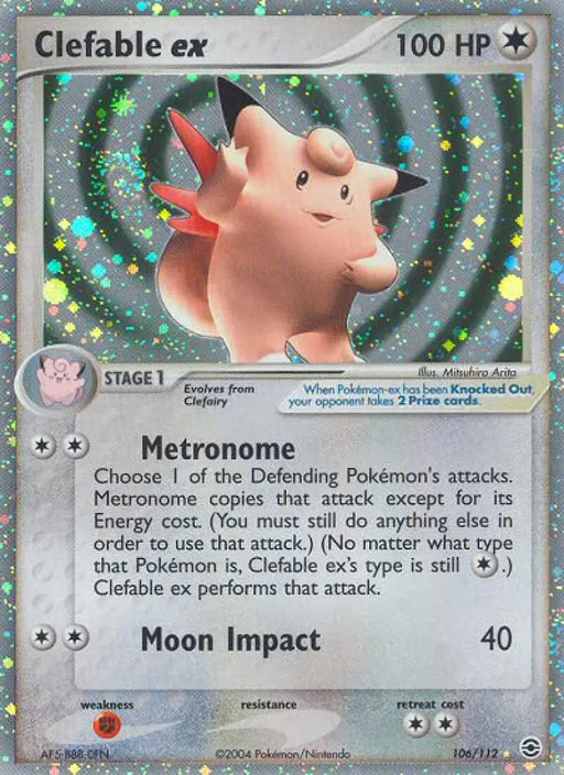 Clefable ex (106/112) [EX: FireRed & LeafGreen] - Pokemon Single